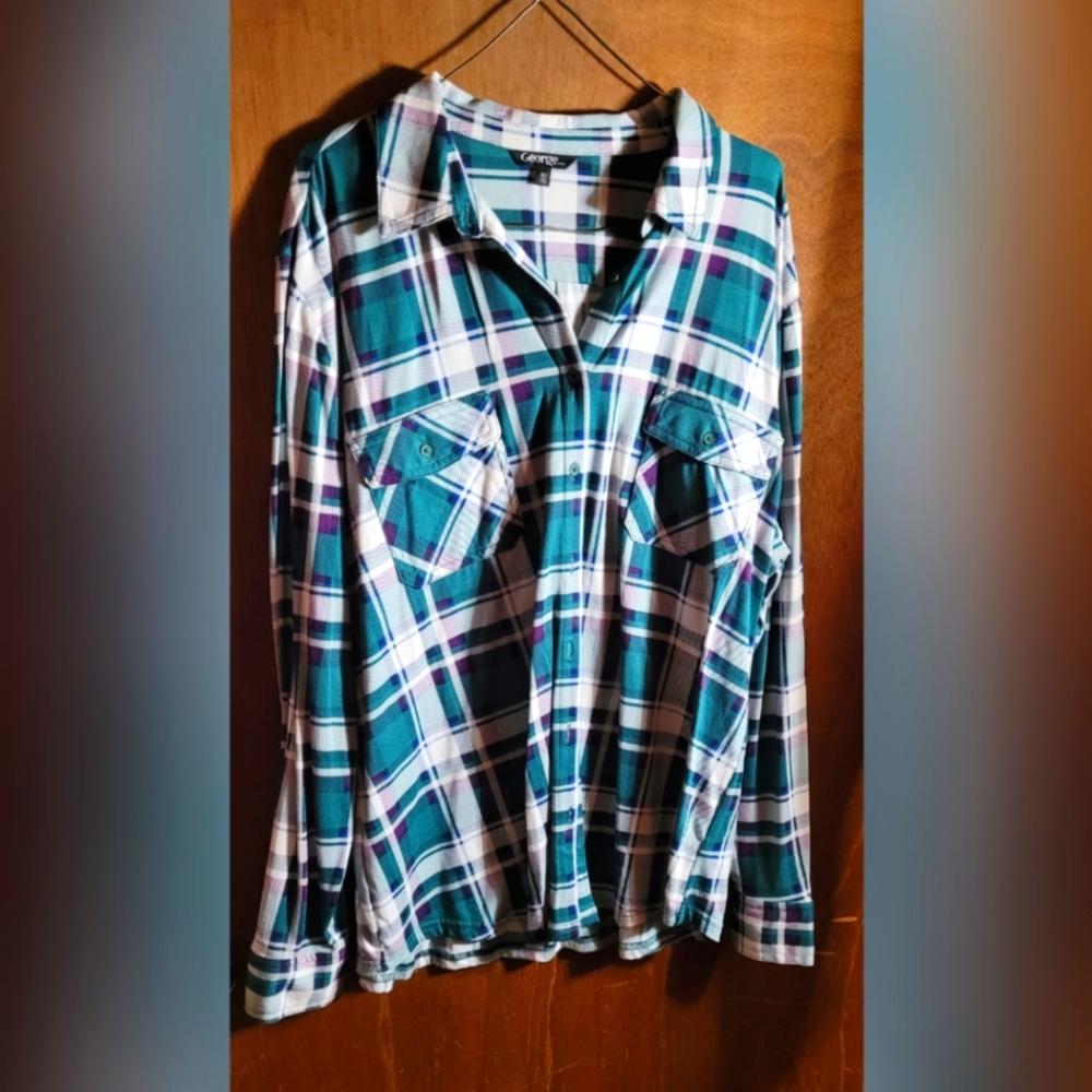 Plaid button up